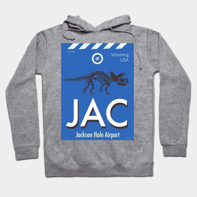 JAC airport Jackson Hole Hoodie by Woohoo